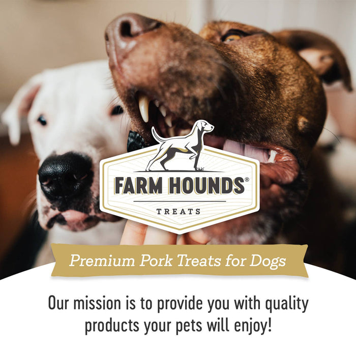 New: 2-Pack of Hog Cheek - Bulk Chew - Dog Treats - Limited Time Only. Made in USA