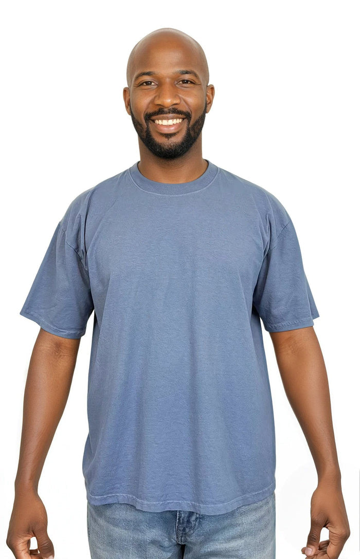 New: 2-Pack of Soft Hand Dyed Heavy T-Shirts Made in USA 19551GD