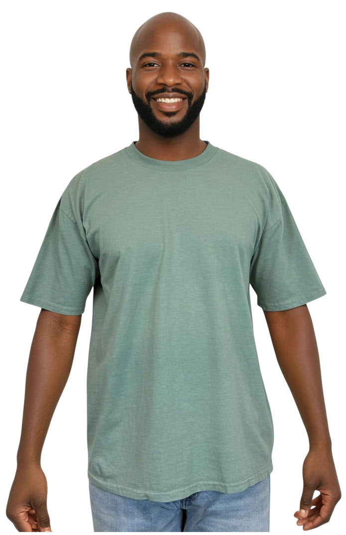 New: 2-Pack of Soft Hand Dyed Heavy T-Shirts Made in USA 19551GD