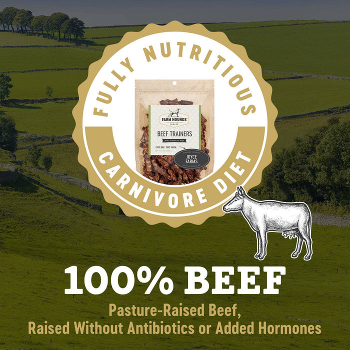 New: Beef Trainer - All-Natural Dog Treats - 4.5oz Made in USA