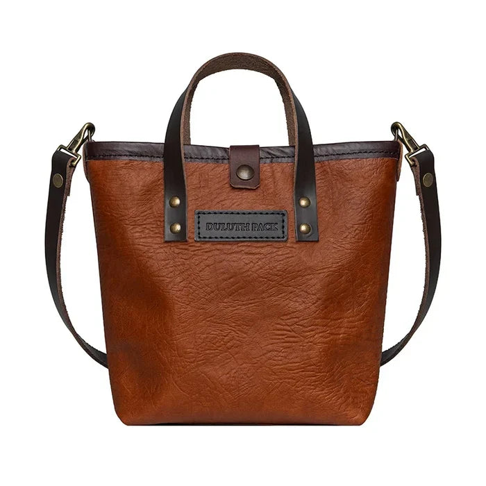 NEW Bison Leather Honeyberry Tote Made in USA