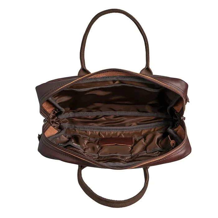 NEW Bison Leather Honeyberry Tote Made in USA