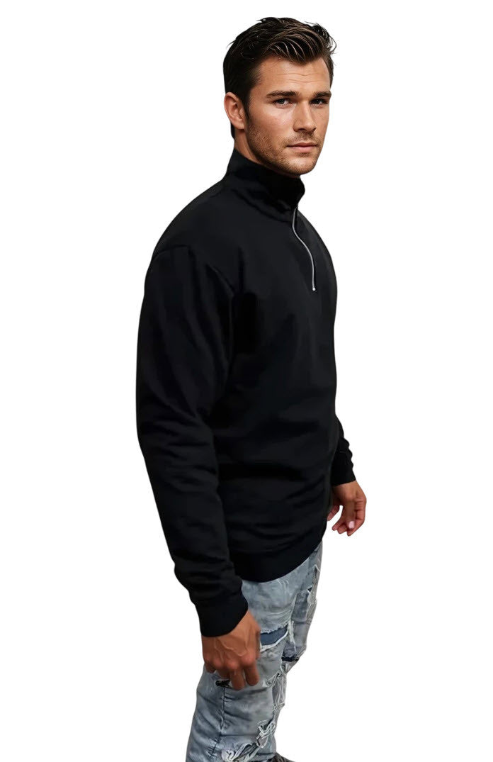 New Color Fleece Quarter Zip Pullover - Made in USA 13558