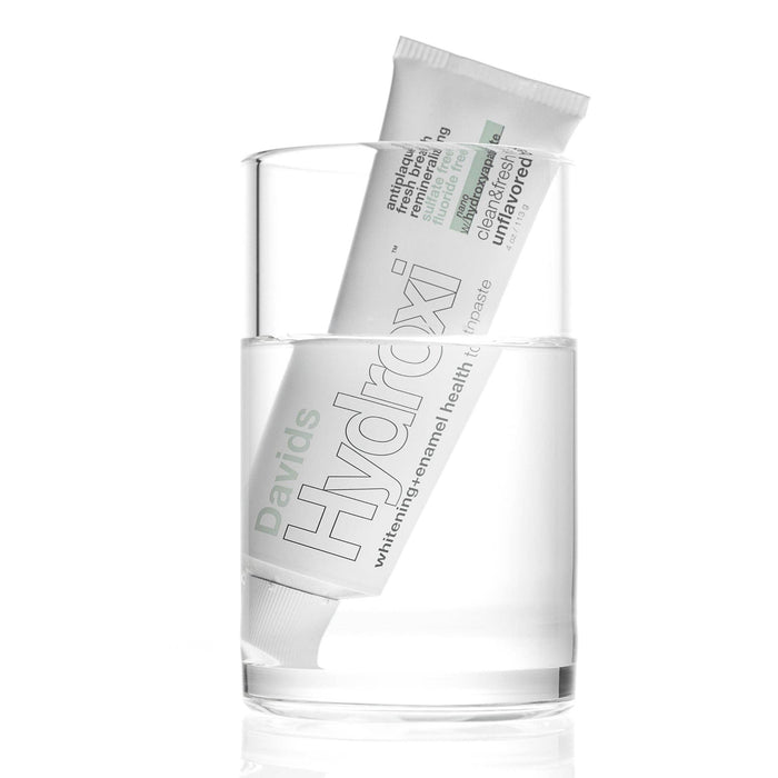 New Davids Hydroxi™ Unflavored Whitening+Enamel Health Nano Hydroxyapatite Premium Toothpaste