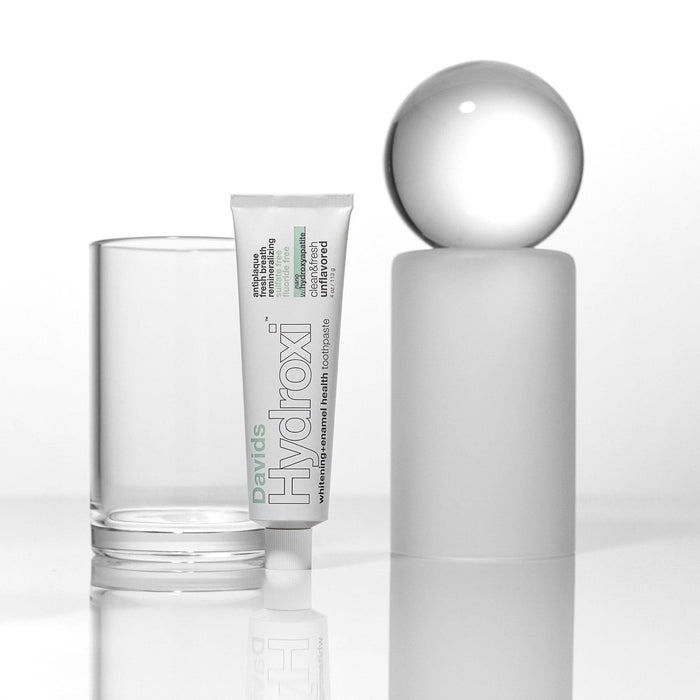 New Davids Hydroxi™ Unflavored Whitening+Enamel Health Nano Hydroxyapatite Premium Toothpaste