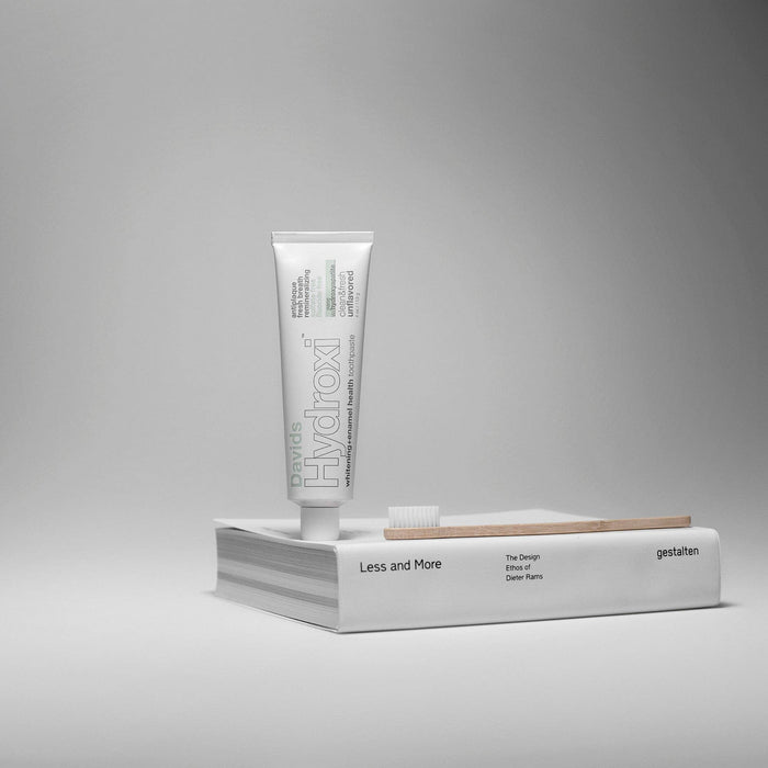 New Davids Hydroxi™ Unflavored Whitening+Enamel Health Nano Hydroxyapatite Premium Toothpaste