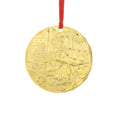 New: Limited Edition 2025 Annual Ornament- Checking It Twice (Gold Plated) Made in USA