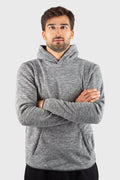 New Polar Fleece Pocketed Charcoal Hoodie 693FHPC Made in USA