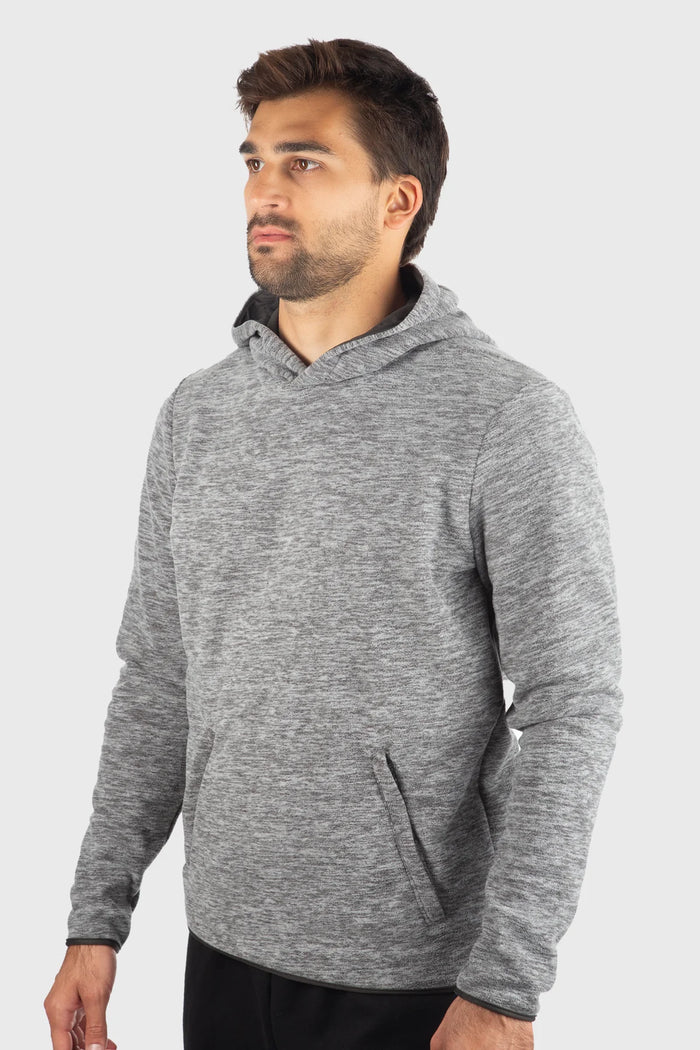 New Polar Fleece Pocketed Charcoal Hoodie 693FHPC Made in USA