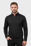 New Too Cool Illusion Mesh 1/4 Zip Long Sleeve Shirt Made in USA 781ICLB
