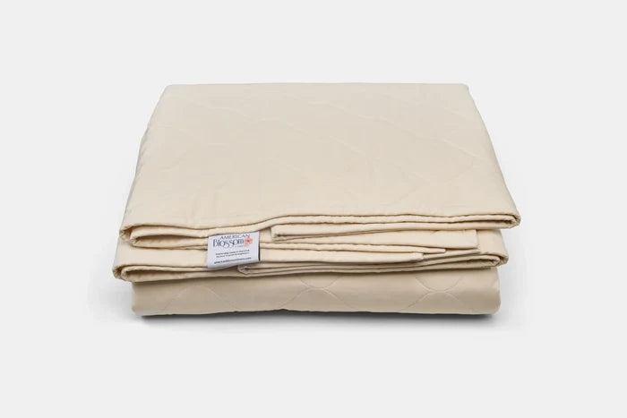 New: Twin Size Added Heirloom Cotton Quilted Bedspread Made in USA