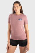 New: USA's 250 Birthday Women's Relaxed Fit, Softest Ever T-Shirt in Red Heather 751SCWRA