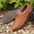 New Women's Lace-up Cowhide Leather Shoes (TPR Soles) Item #297 Made in USA