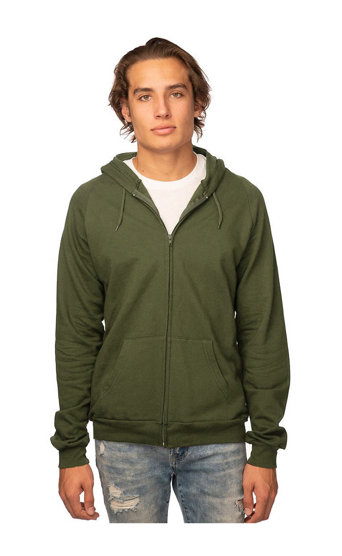 Organic Fleece Zip Hoody by Royal Apparel 21051ORG