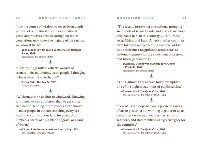 Our National Parks Quotation Book