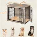 PAWSCOO 32''/40'' Dog Crate Furniture