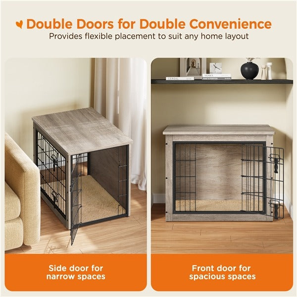 PAWSCOO 32''/40'' Dog Crate Furniture