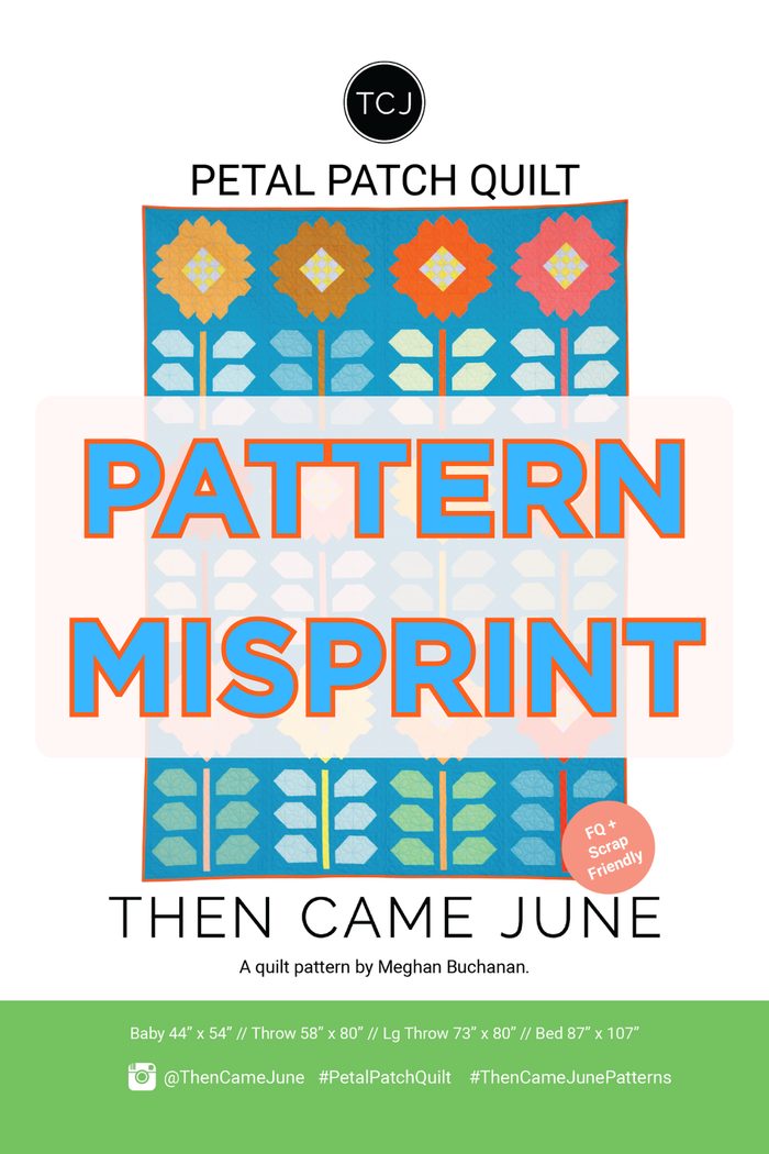 Petal Patch Pattern Printed - MISPRINT