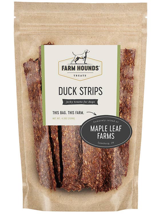 Premium Duck Strips - All-Natural - 4.5 oz Made in USA