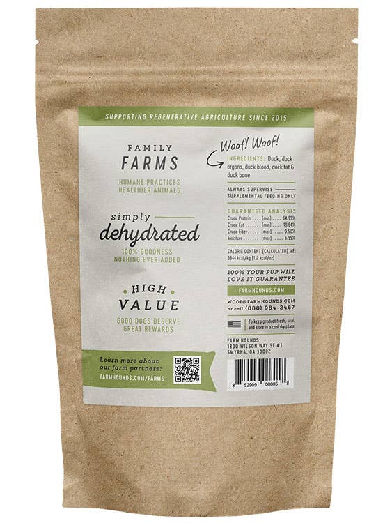 Premium Duck Strips - All-Natural - 4.5 oz Made in USA