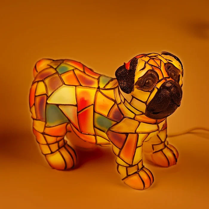 Pet Lovers-Pug Lamp - Personalized Custom Dog Lamp