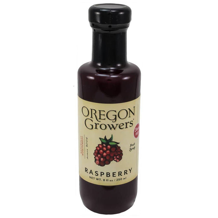 Raspberry Fruit Syrup by Oregon Growers 8 oz Made in USA (Copy)