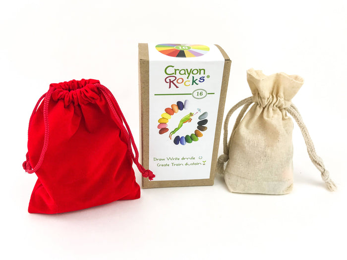 Sale: 16 Crayon Rocks Colors in a Bag - Made in USA