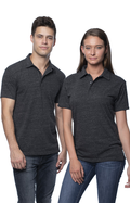 Sale: 2-Pack Eco Triblend Polo Shirt Organic Blend Made in USA 32057