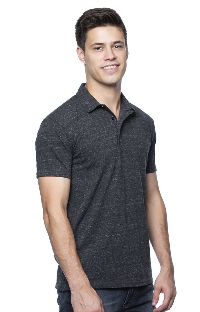 Sale: 2-Pack Eco Triblend Polo Shirt Organic Blend Made in USA 32057