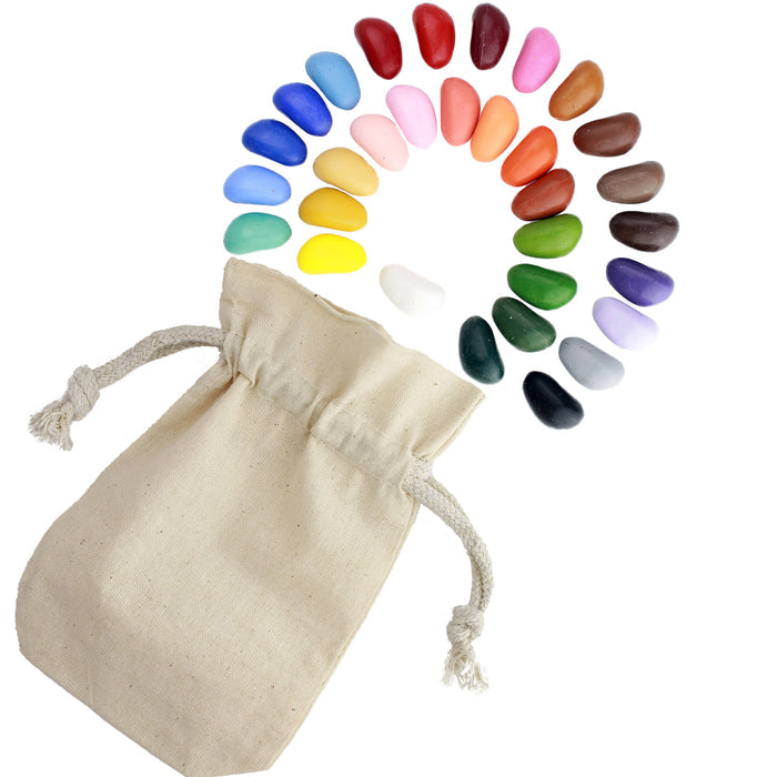 Sale: 32 Colors Crayon Rocks in a Fun Bag Makes a Perfect Gift.