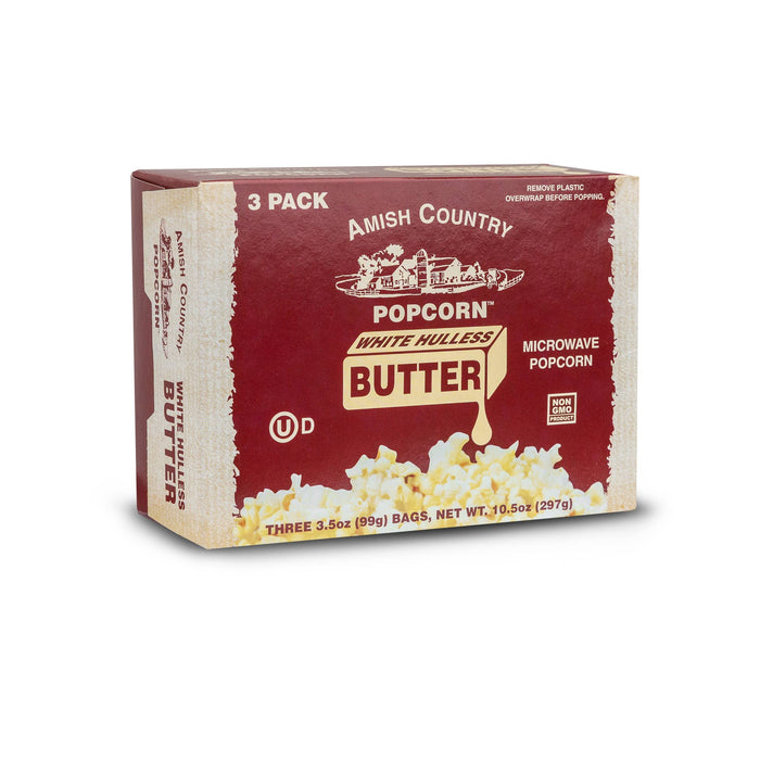 Sale: 6-Pack Microwave Buttery White Hulless Popcorn