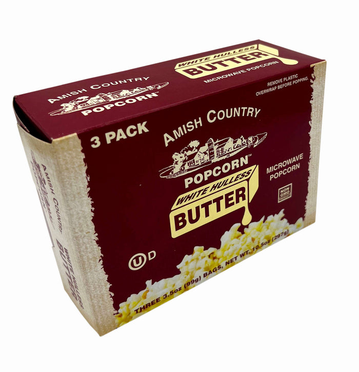 Sale: 6-Pack Microwave Buttery White Hulless Popcorn