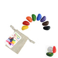 Sale: 8 Colors of Crayon Rocks in a Muslin Bag -great starter set