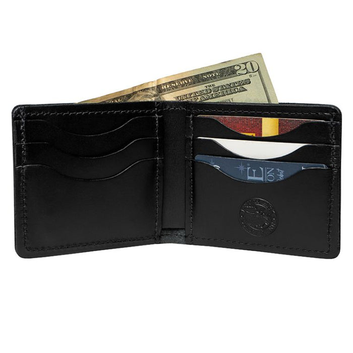 Sale: Black Credit Card Bifold Wallet with Lifetime Warranty NSL-0005