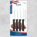 Sale Black Handle Serrated Steak Knife ProPack 4-Pack Made in USA