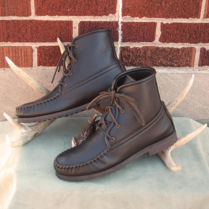 Sale: Men's Deerskin Walking Boots Made in USA by Footskins #1540-CFS