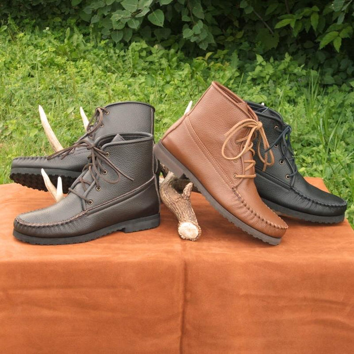 Sale: Men's Deertan Walking Boots Made in USA by Footskins #1540-CFS