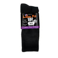 Sale: New 6-Pack Loose Fit Stays Up Solid Color Merino Wool Crew Socks Made in USA by Extra Wide