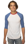 Sale: Tri-Color Raglan Shirt 17160 Made in USA