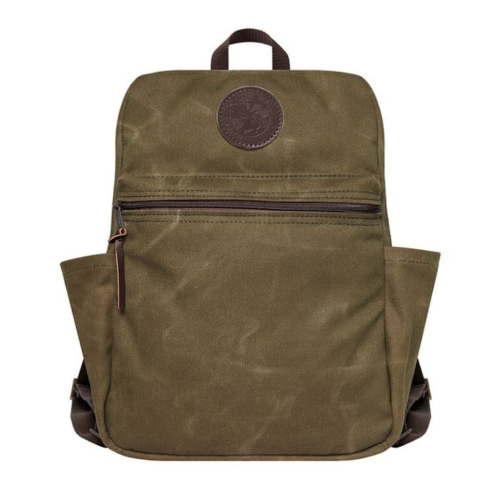 Sale: Waxed & Camo Standard Backpack / Bookbag SKU: B-156 Made in USA