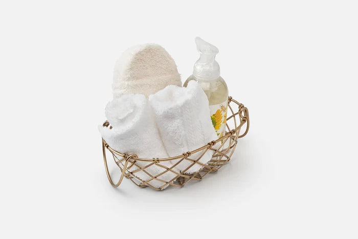 Set of Two Organic Washcloths Made in USA