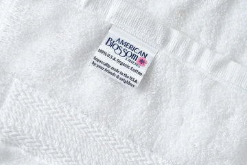 Set of Two Organic Washcloths Made in USA