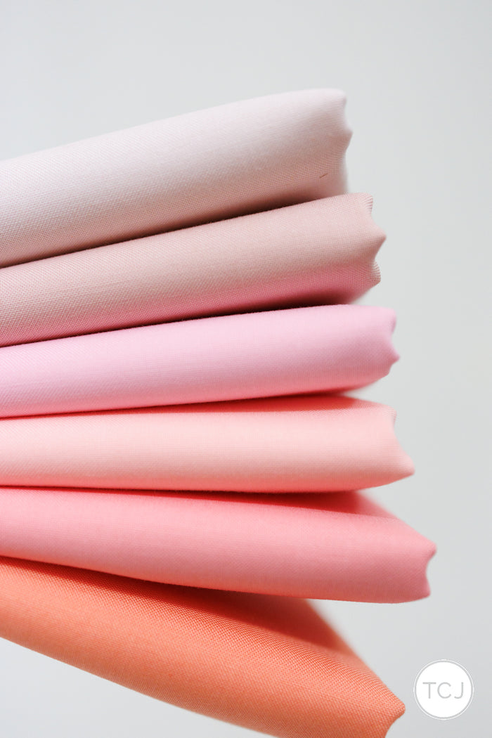 Soft Coral Bellas - Half Yard Bundle