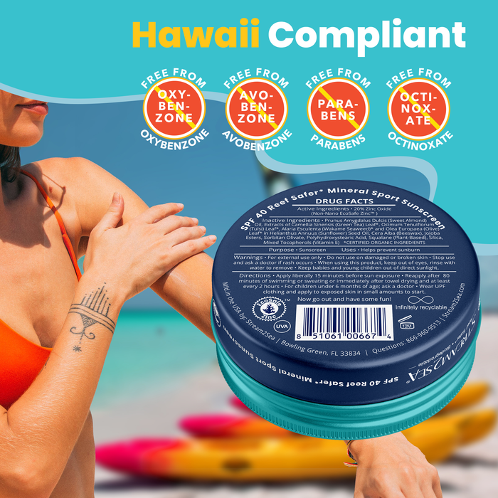 Sport Sunscreen Zinc Balm | SPF 40 Made in USA