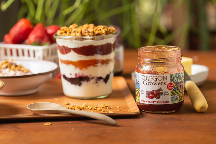 Strawberry Rhubarb Fruit Spread Made in USA
