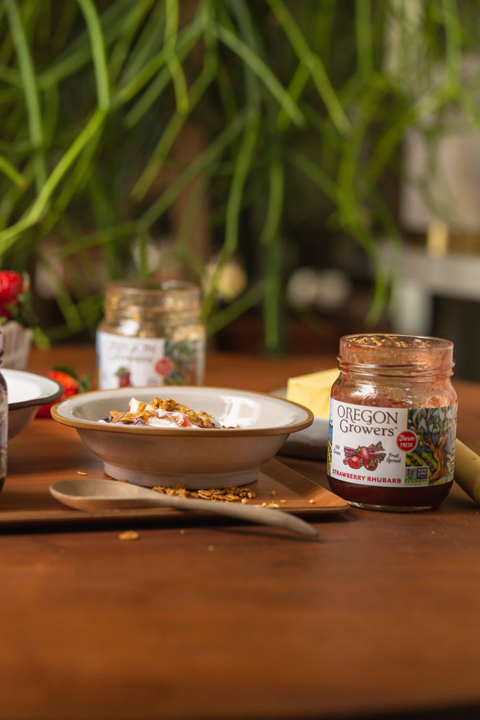 Strawberry Rhubarb Fruit Spread Made in USA
