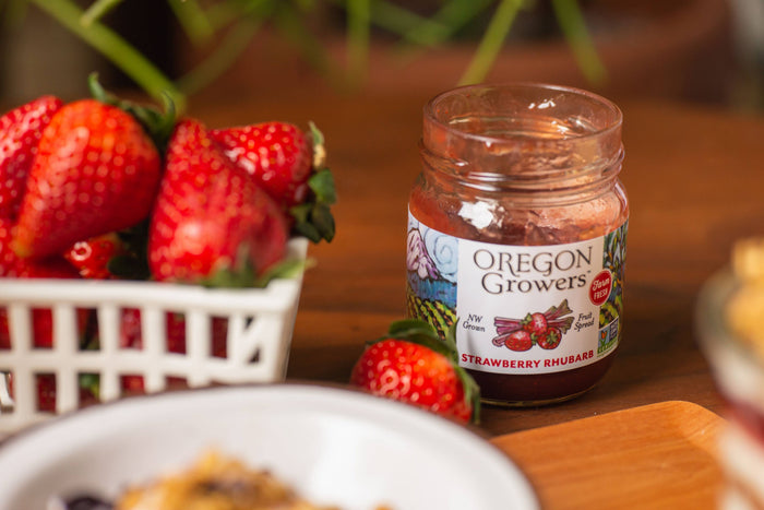Strawberry Rhubarb Fruit Spread Made in USA