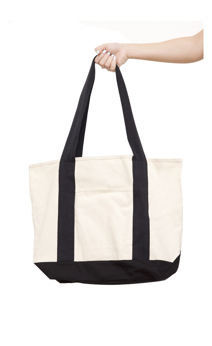 Two Tone Tote Bag Made in USA C1072ORG