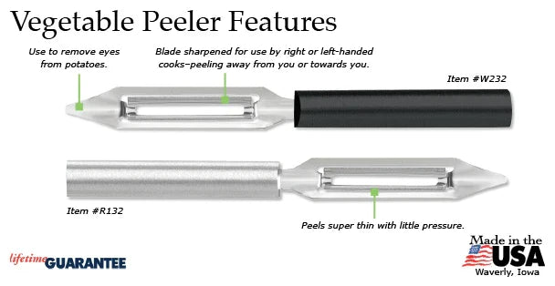 Vegetable Peeler w/Stainless Handle