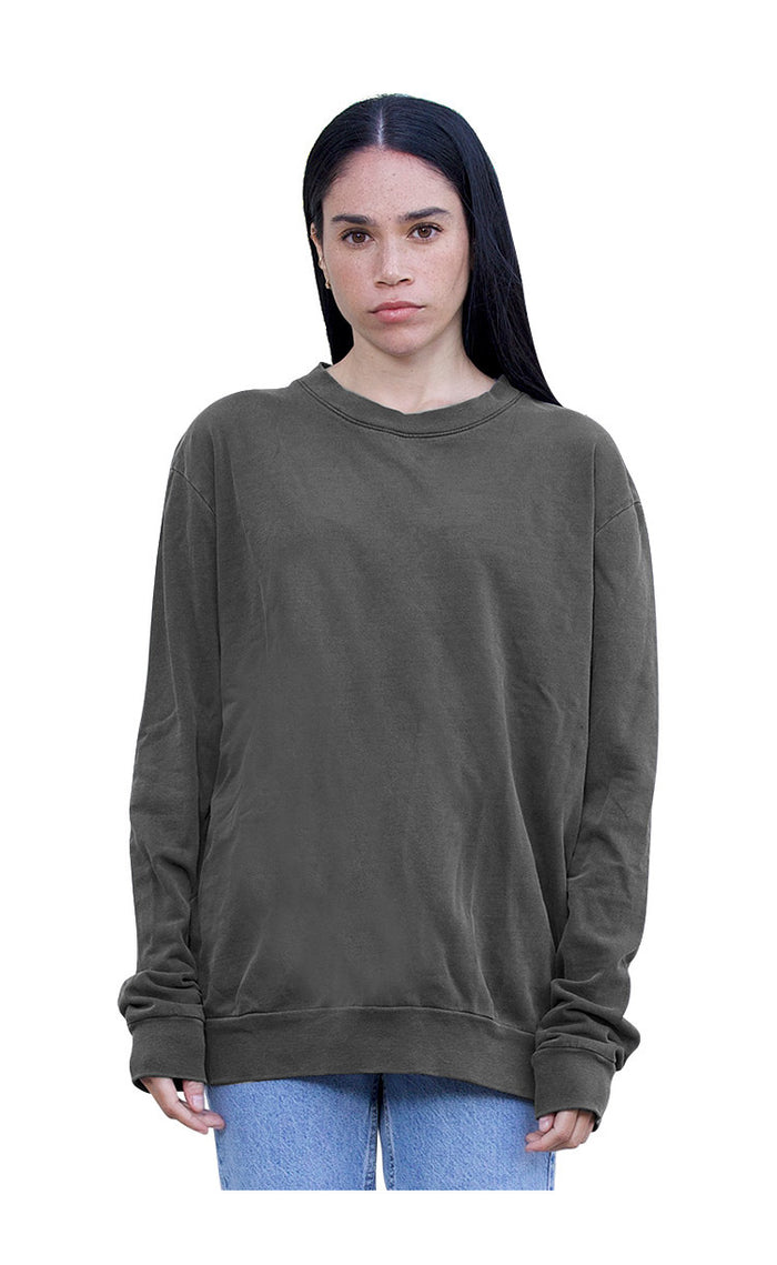 Vintage Pigment Dyed Fleece Crew Sweatshirt Made in USA by Royal Apparel 13559PD